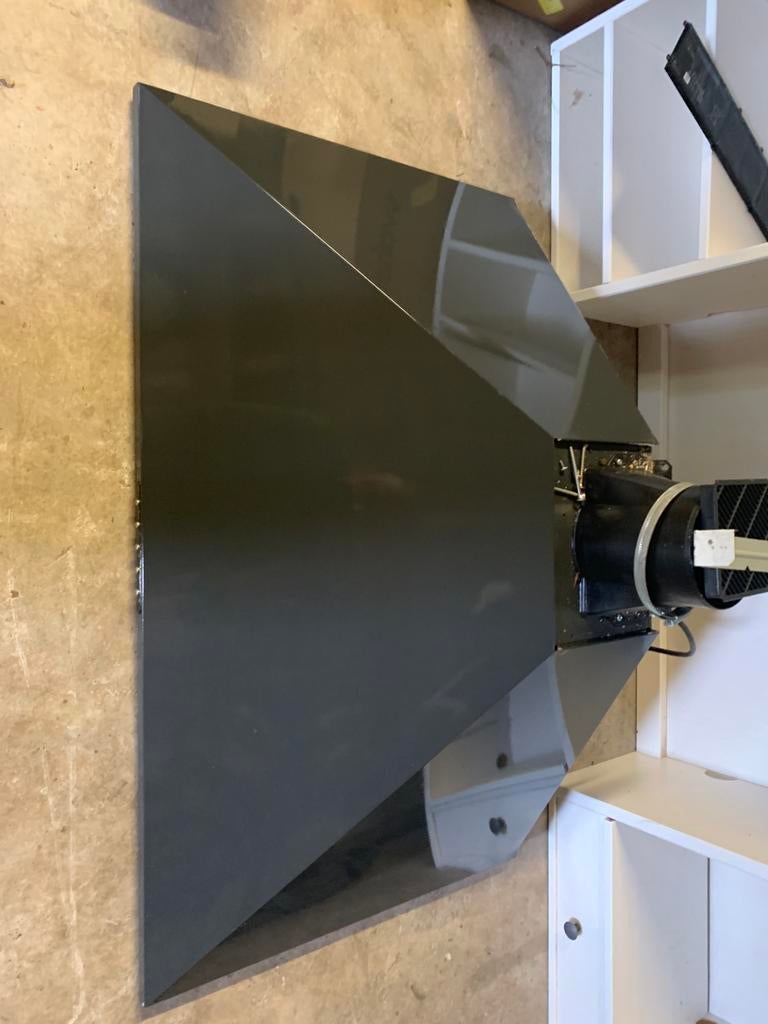 Boretti dampkap, 90cm, 600 à 800 m³/h, Moteur, Hotte murale, Comme neuf