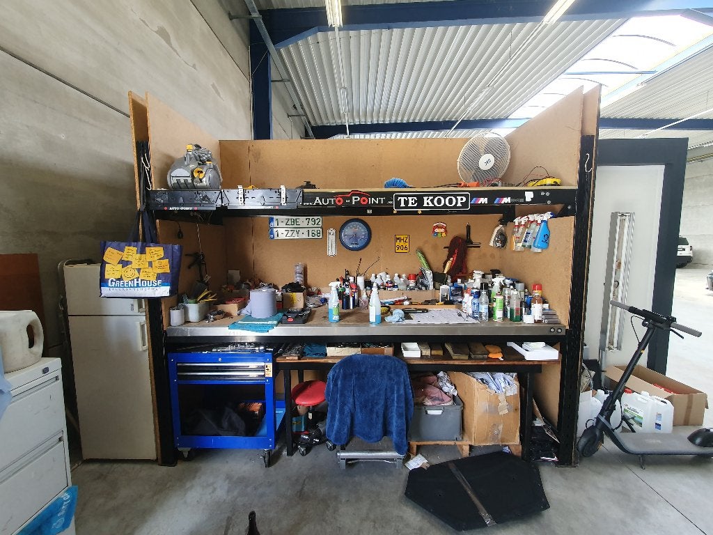 werkbank met verlichting 2,5m x 1m x 2,5m, Doe-het-zelf en Bouw, Ophalen, Gebruikt, 170 cm of meer