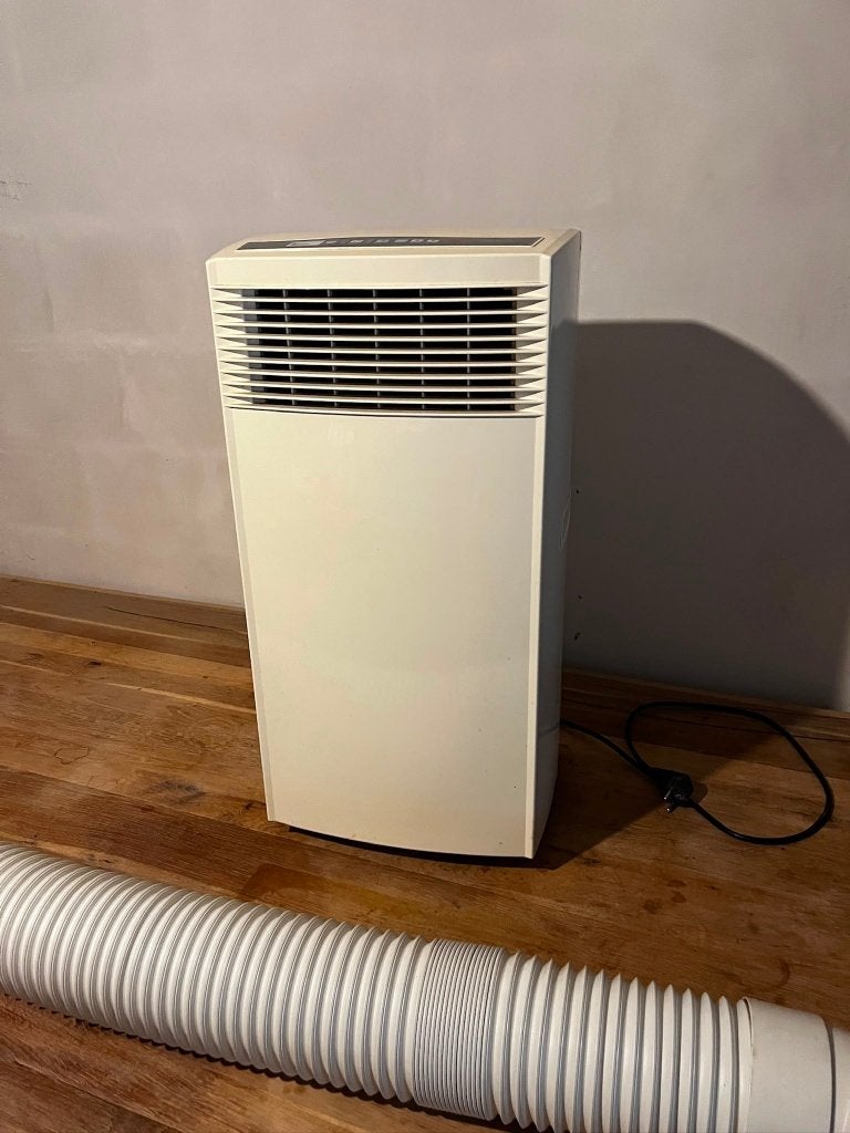 Mobiele airco Toyotomi + afvoerslang, Ophalen