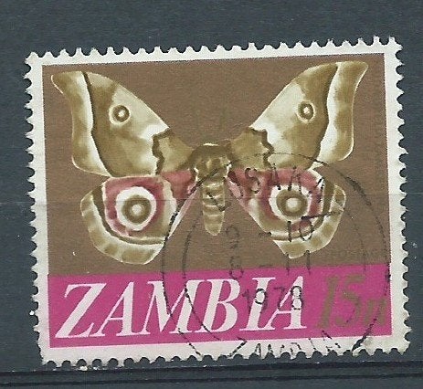 ZAMBIA, Postzegels en Munten, Ophalen of Verzenden, Zambia, Gestempeld