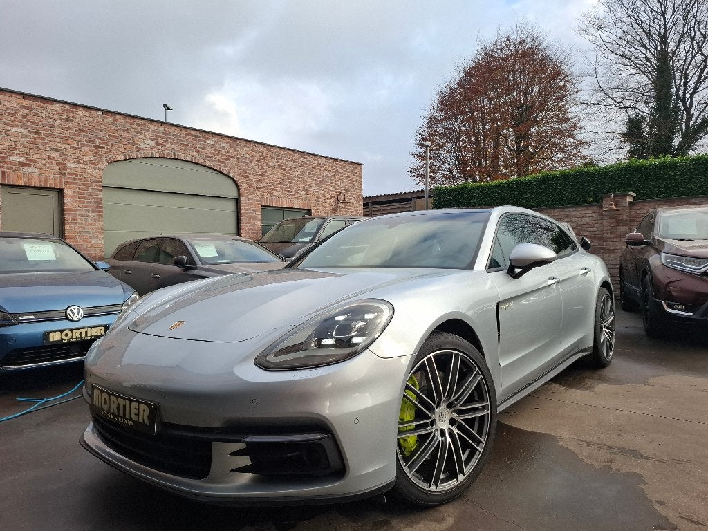 Porsche Panamera e-Hybride, 330pk / 96000km , FULL OPTION, Auto's, Porsche, Automaat, Lichtsensor, Leder, Bedrijf