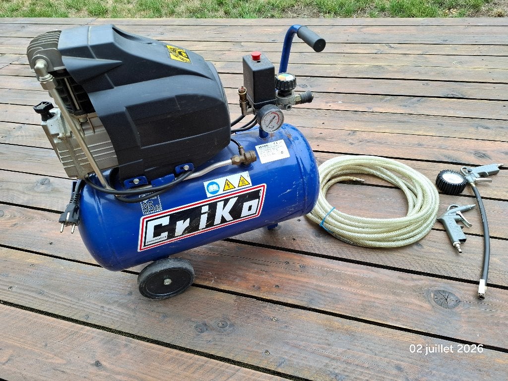 Compresseur, Moins de 25 litres, Enlèvement, Mobile, 200 à 400 litres/min