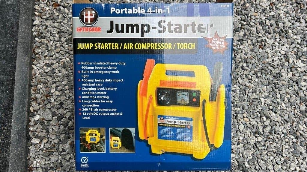 Démarreur de voiture portable 4 en 1 Fifth Gear 12V 400A, Autos : Pièces & Accessoires, Neuf
