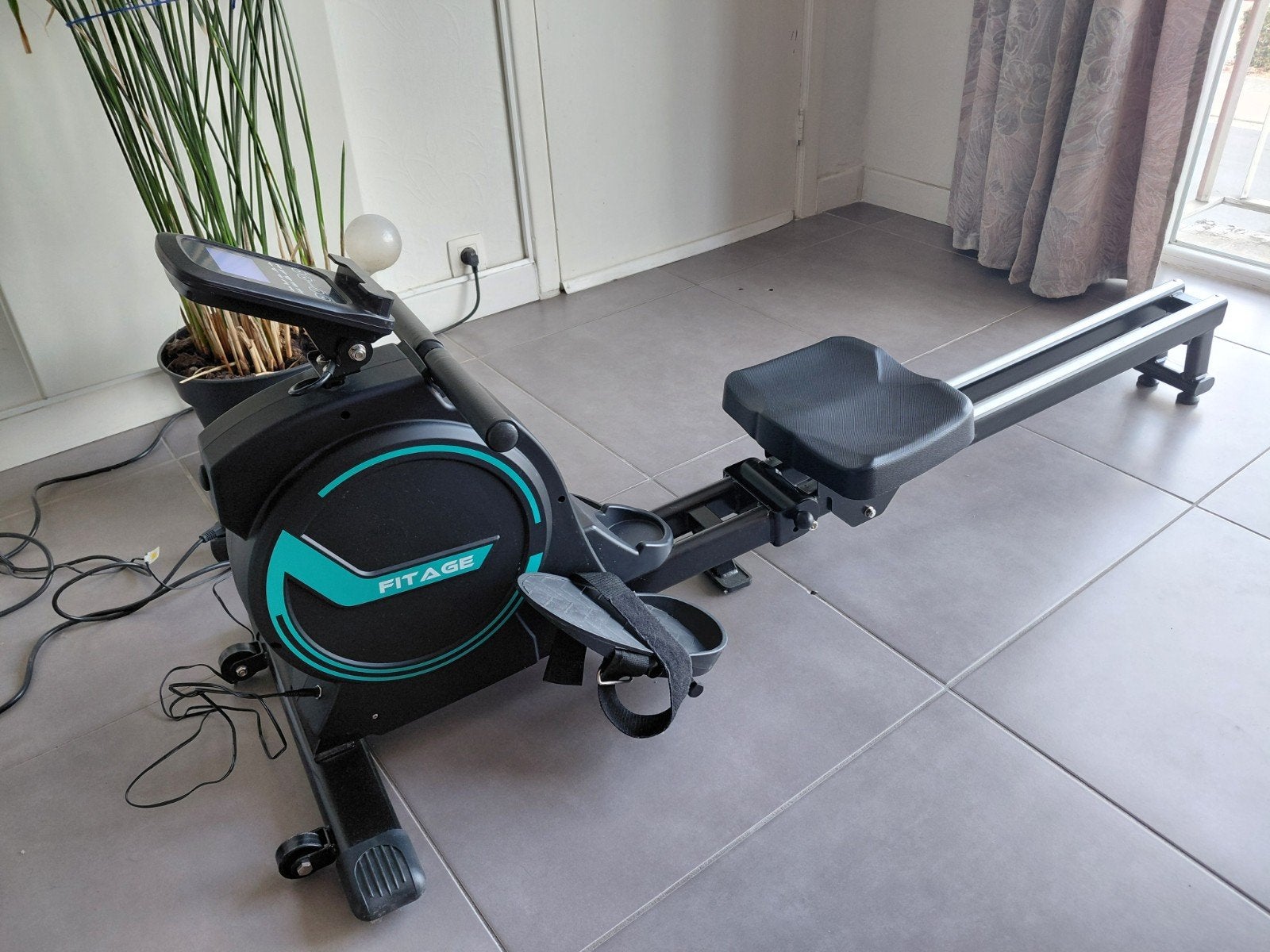 Fitage roeimachine, Sport en Fitness, Fitnessapparatuur, Ophalen, Zo goed als nieuw, Benen, Roeitrainer