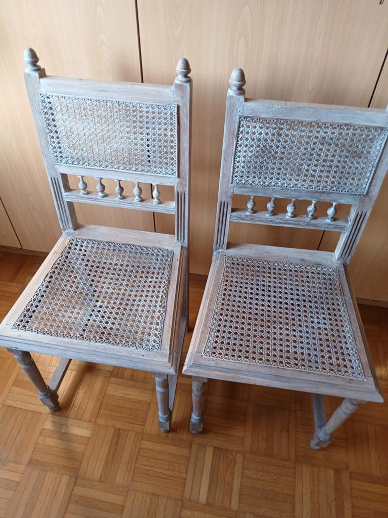 Vinted stoeltjes, Ophalen