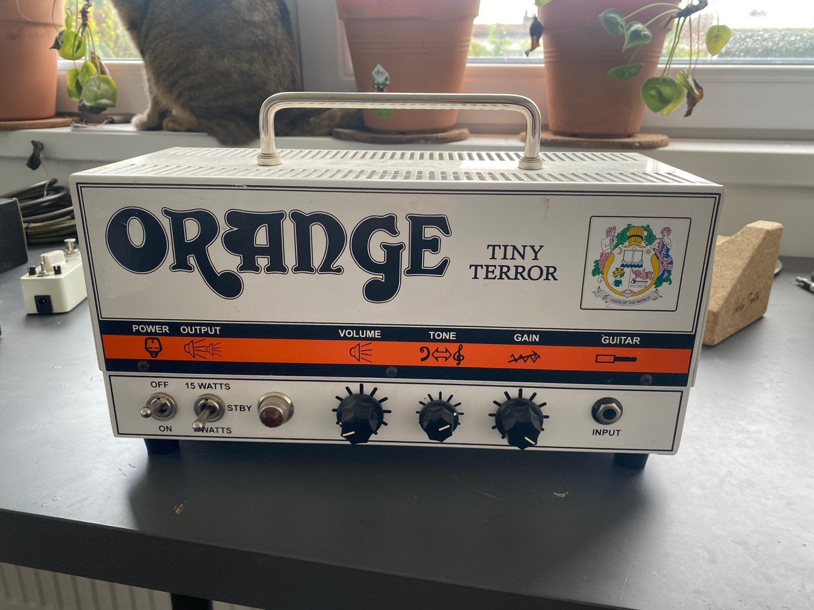 Orange Tiny Terror + draagtas, Ophalen, Zo goed als nieuw