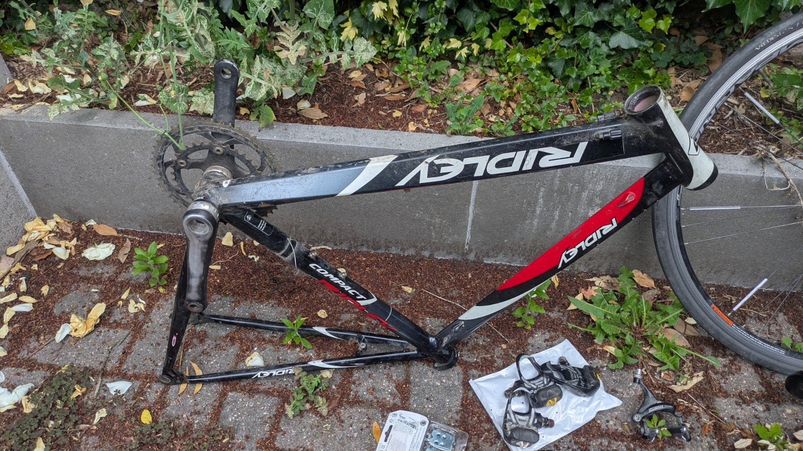 Kader ridley fiets, Enlèvement, Guidon