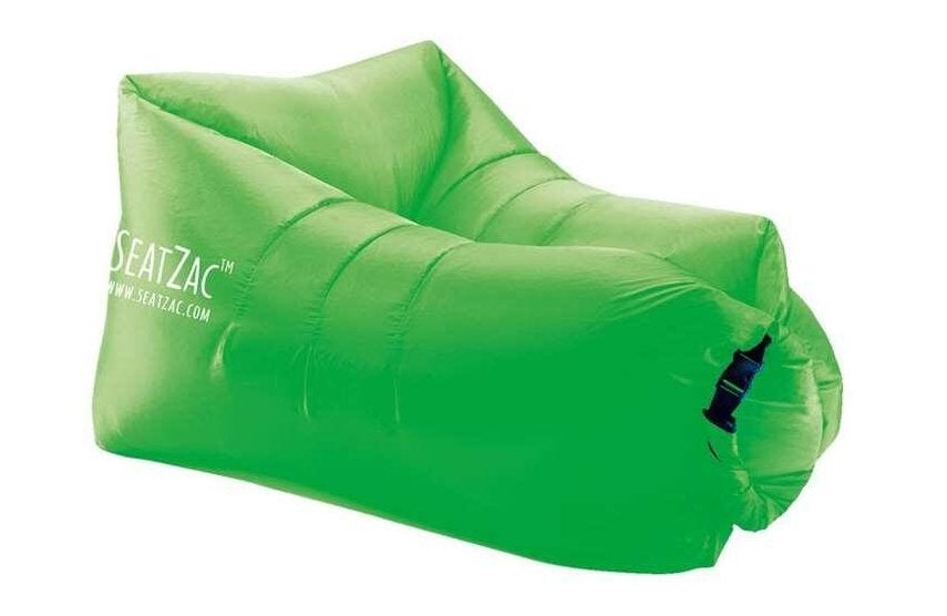 2 SeatZac : 2 sièges-poires - 34x19x13 cm – 1 vert et 1 bleu, Enlèvement, Neuf