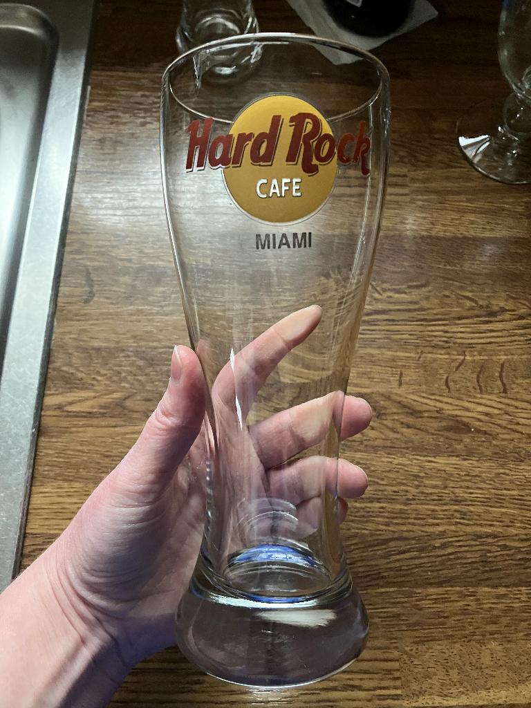 Glas Hard Rock Cafe - Miami, Verzamelen, Ophalen of Verzenden, Overige typen