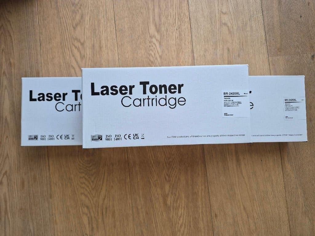 3x Laser Toner Cartridge Compatibel Brother, Verzenden, Nieuw, Toner, Huismerk