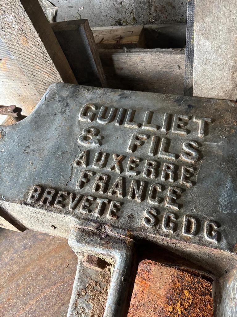 Redelijk zware Guilliet boomzaag inclusief rails, Doe-het-zelf en Bouw, Ophalen of Verzenden