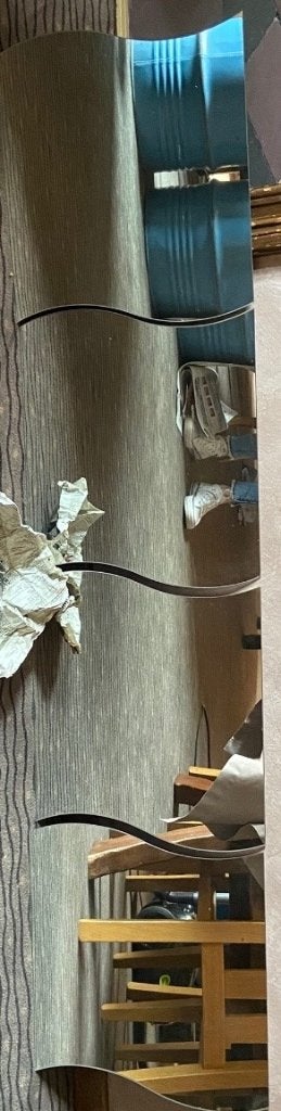 4 miroirs vagues, Maison & Meubles, Accessoires pour la Maison | Miroirs, Enlèvement ou Envoi, Comme neuf, 150 à 200 cm, Moins de 50 cm