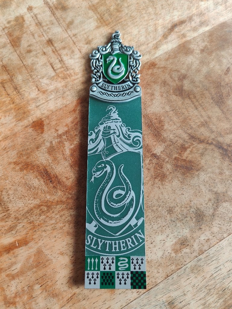 The Noble Collection Harry Potter Boekenlegger Slytherin, Verzamelen, Harry Potter, Ophalen of Verzenden, Zo goed als nieuw