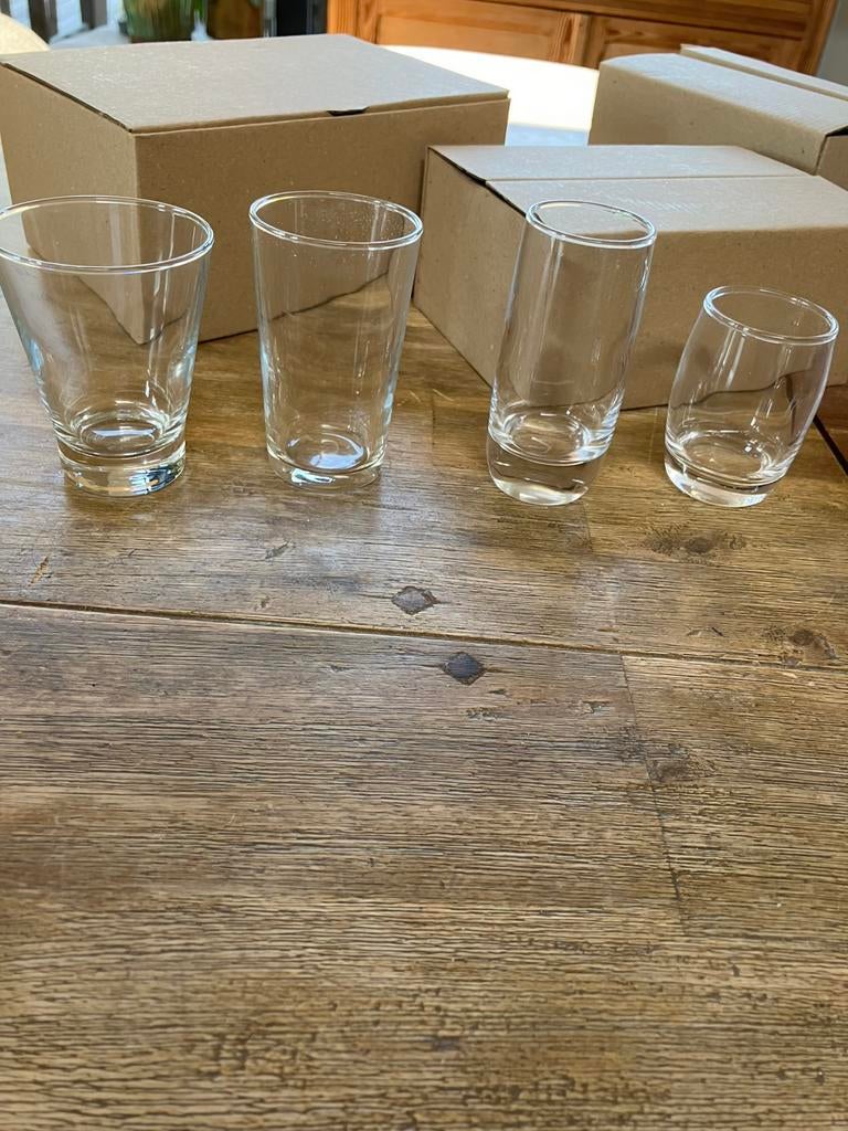 Apero glaasjes, Ophalen, Nieuw, Glas, Glas of Glazen