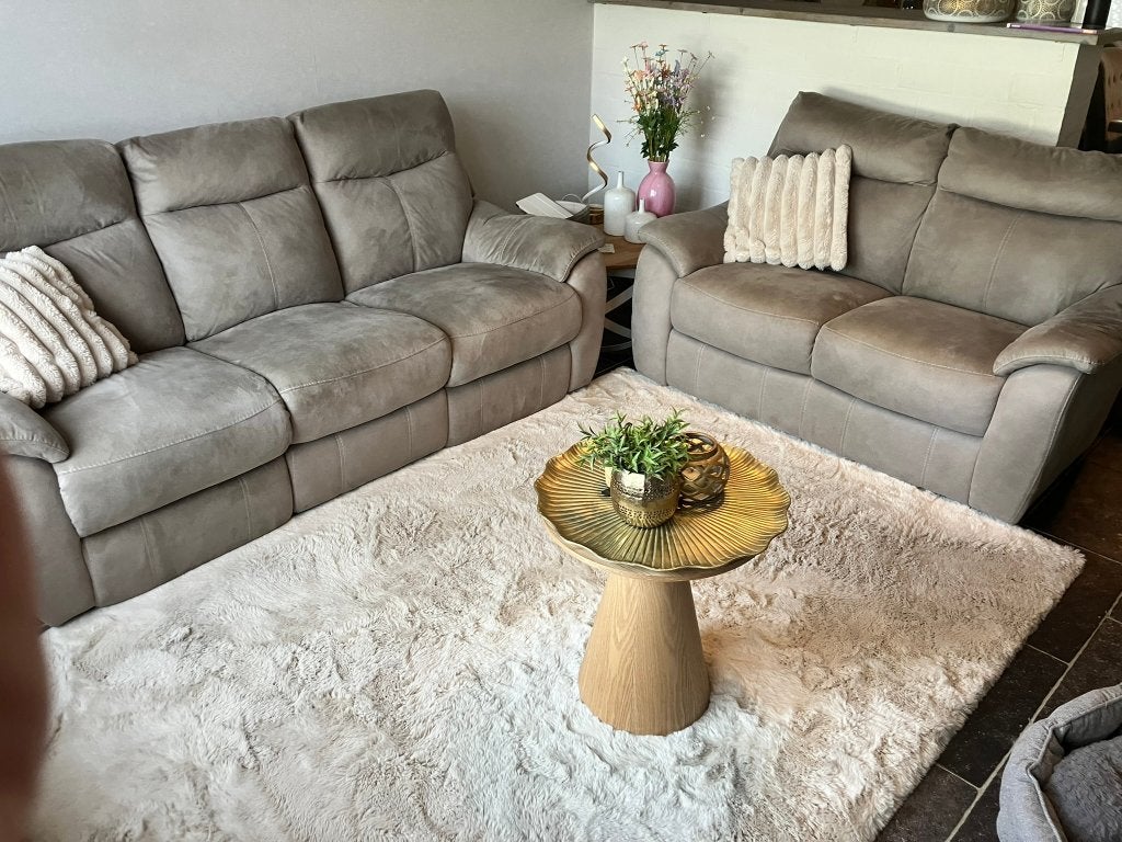 Gratis Salon 3 zit (2 relax) en 2 zit afwasbare stof, Huis en Inrichting, Ophalen, Gebruikt, Stof