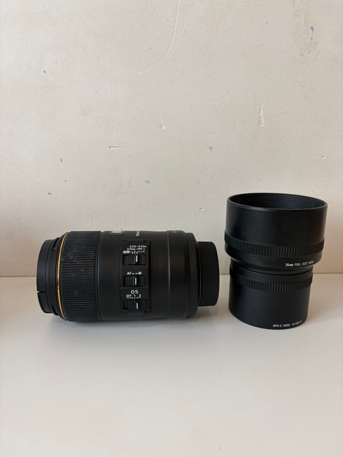 Sigma 105mm 1:2.8 DG macro HSM, Enlèvement, Comme neuf, Sigma