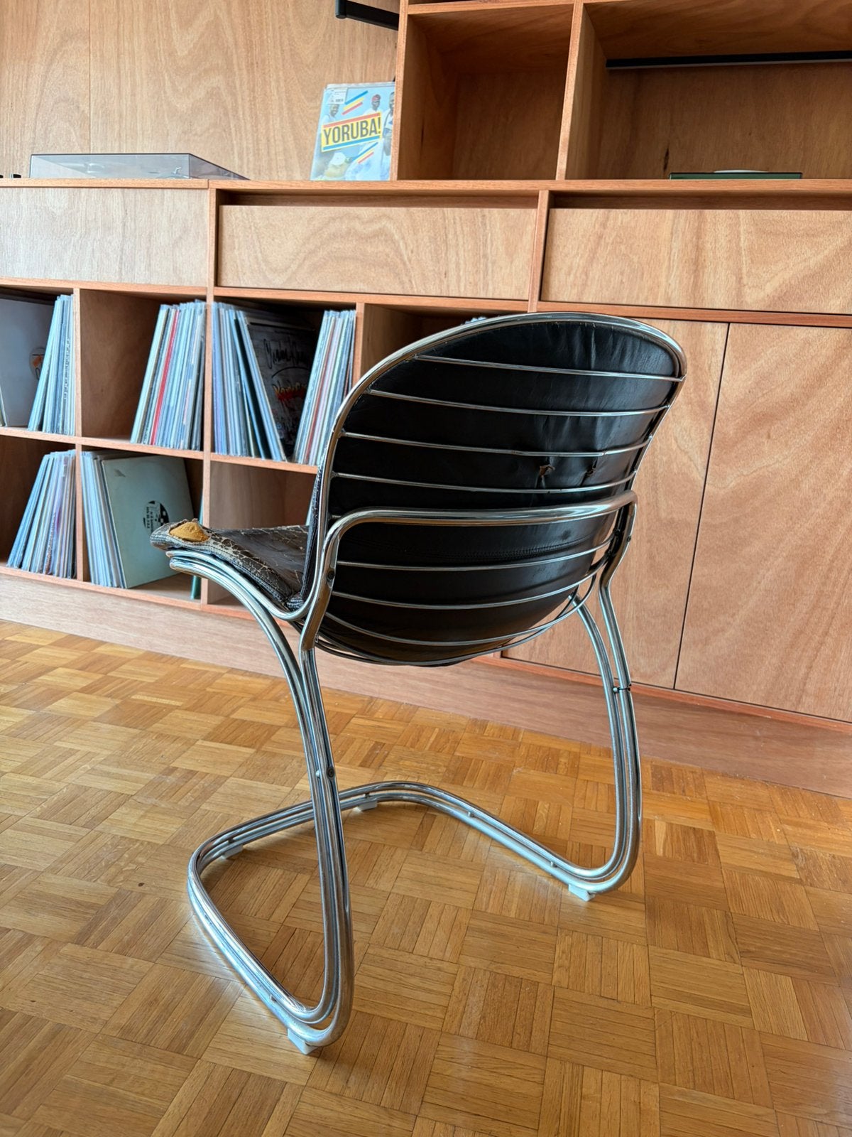 Vintage designstoel – vermoedelijk Gastone Rinaldi, Ophalen, Zo goed als nieuw