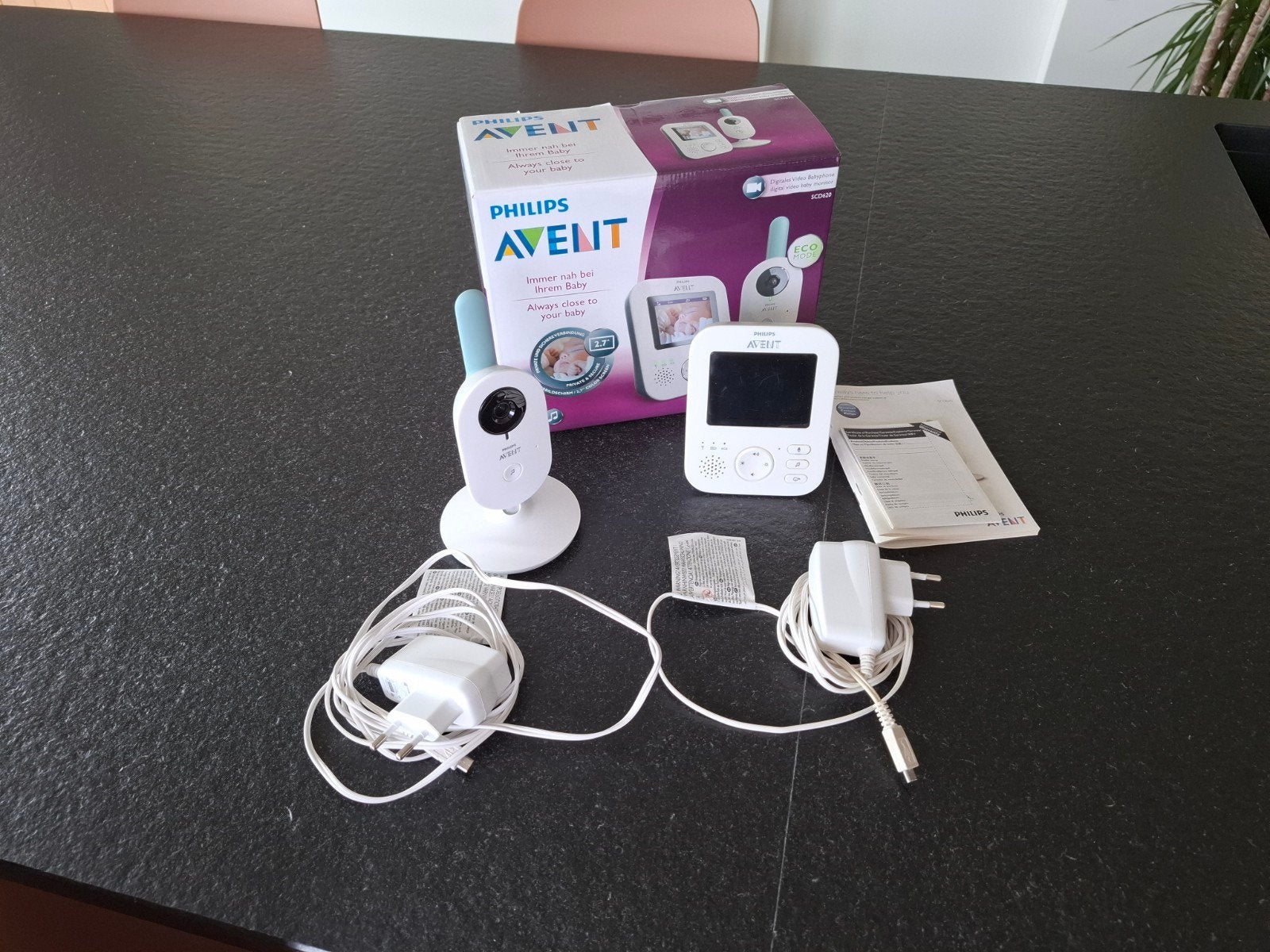 Philips Avent videobabyfoon, Ophalen of Verzenden, Zo goed als nieuw, Minder dan 100 meter, Camera