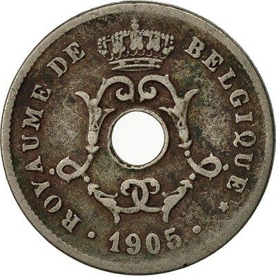 10 Centimes 1905 Belgische munt Frans  ("BELGIQUE"), Ophalen of Verzenden, Losse munt