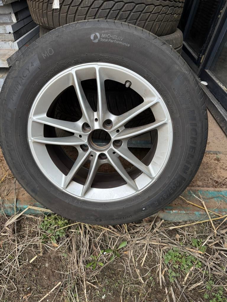 2 paar 16’ Alu velgen voor Mercedes A180, Auto-onderdelen, Banden en Velgen, Ophalen, Gebruikt, Velg(en), 16 inch