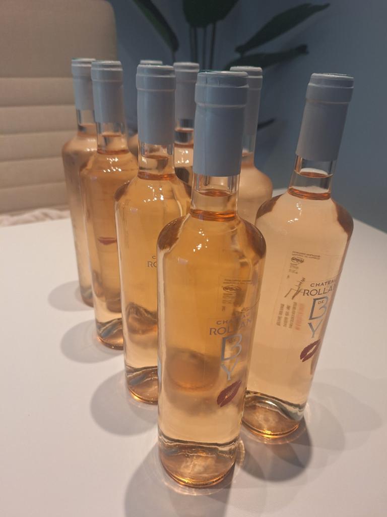 Lot Rosé wijnen Chateau Rollan Rosé 2023, Verzamelen, Wijnen, Ophalen