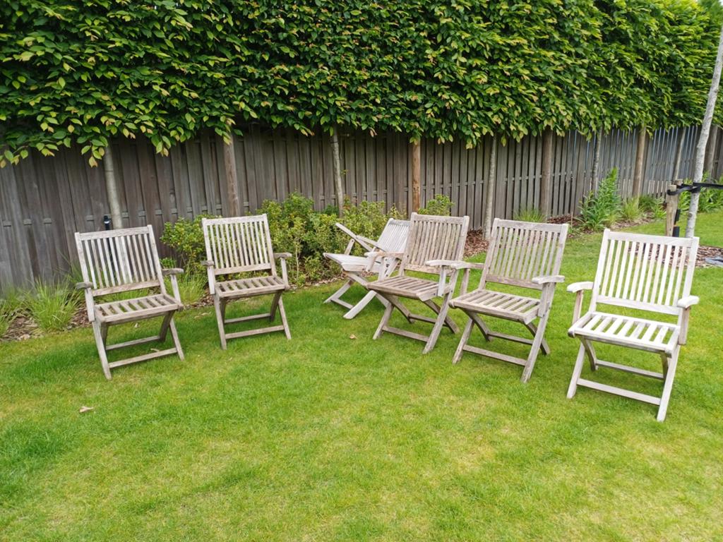 Tuinstoelen teak, Tuin en Terras, Tuinstoelen, Ophalen