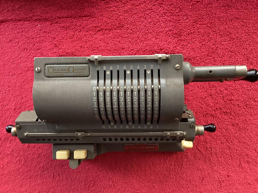 Originele rekenmeter van ODHNER, Ophalen of Verzenden, Gebruikt