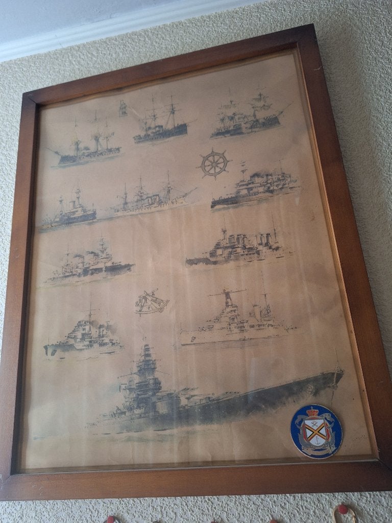 Albert Sebille oude boten illustratie, Verzamelen, Ophalen, Gebruikt, Kaart, Foto of Prent