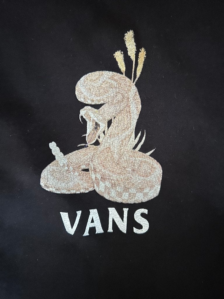 Zwarte Vans Hoodie, maat M, Enlèvement ou Envoi, Porté, Vans, Taille 48/50 (M)