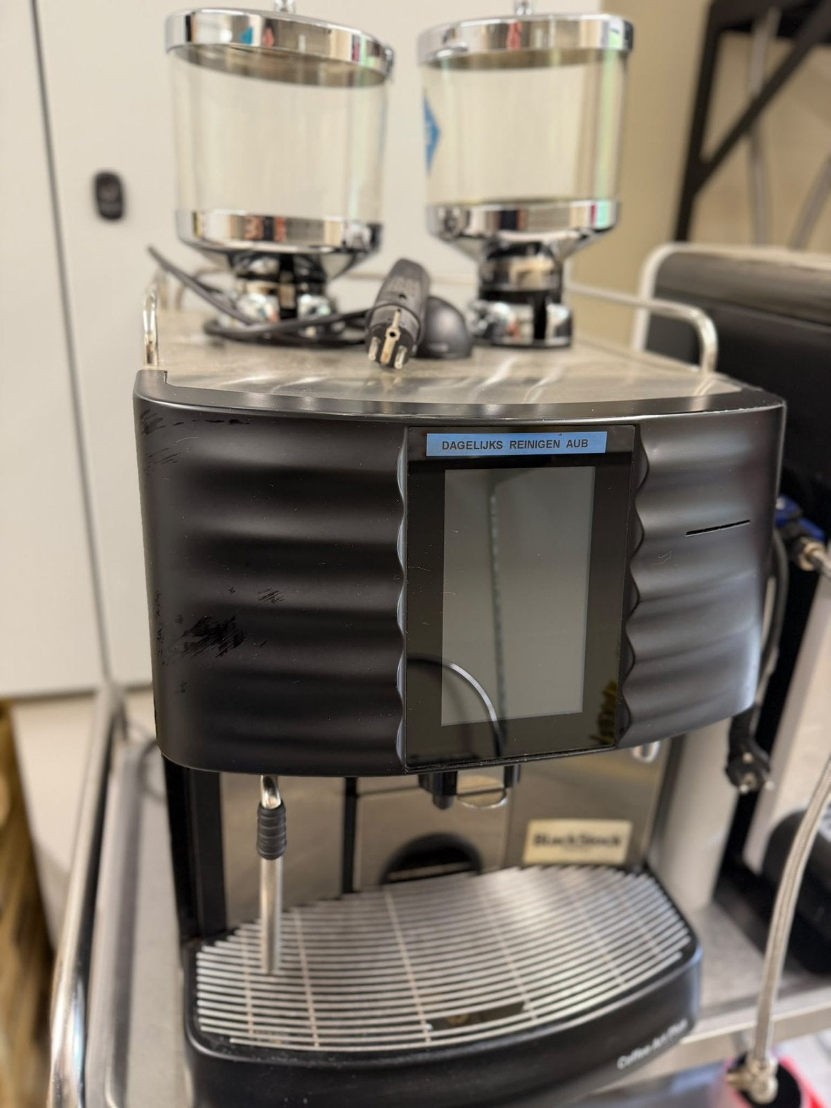 Blackstock coffee art plus machine +lattiz, Gebruikt, 10 kopjes of meer, Koffiemachine, Koffiebonen