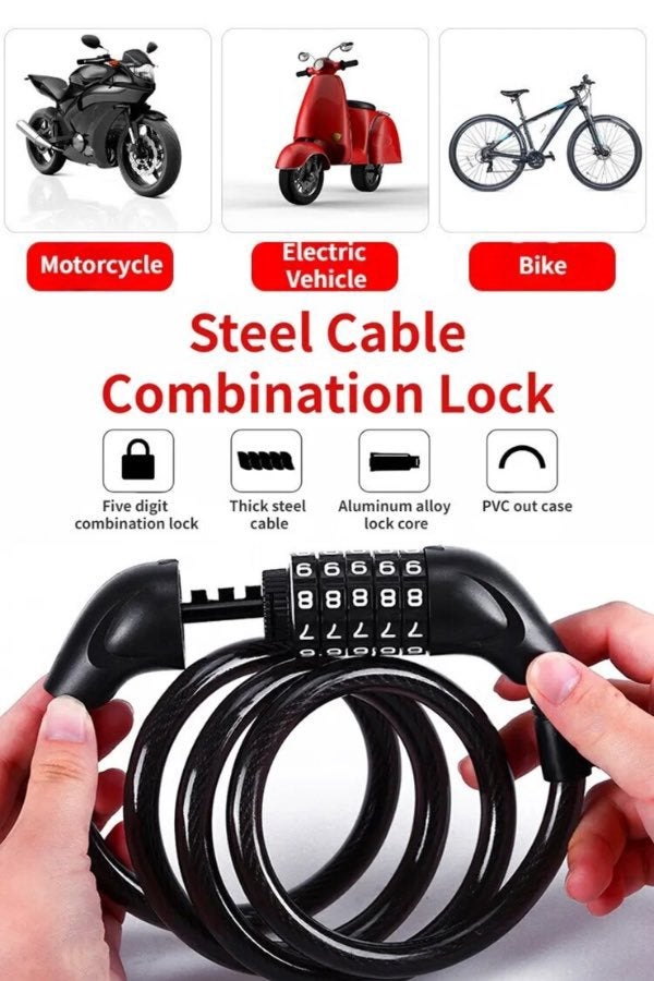 Verrou à code pour vélo, Enlèvement ou Envoi, Neuf, Cadenas à combinaison