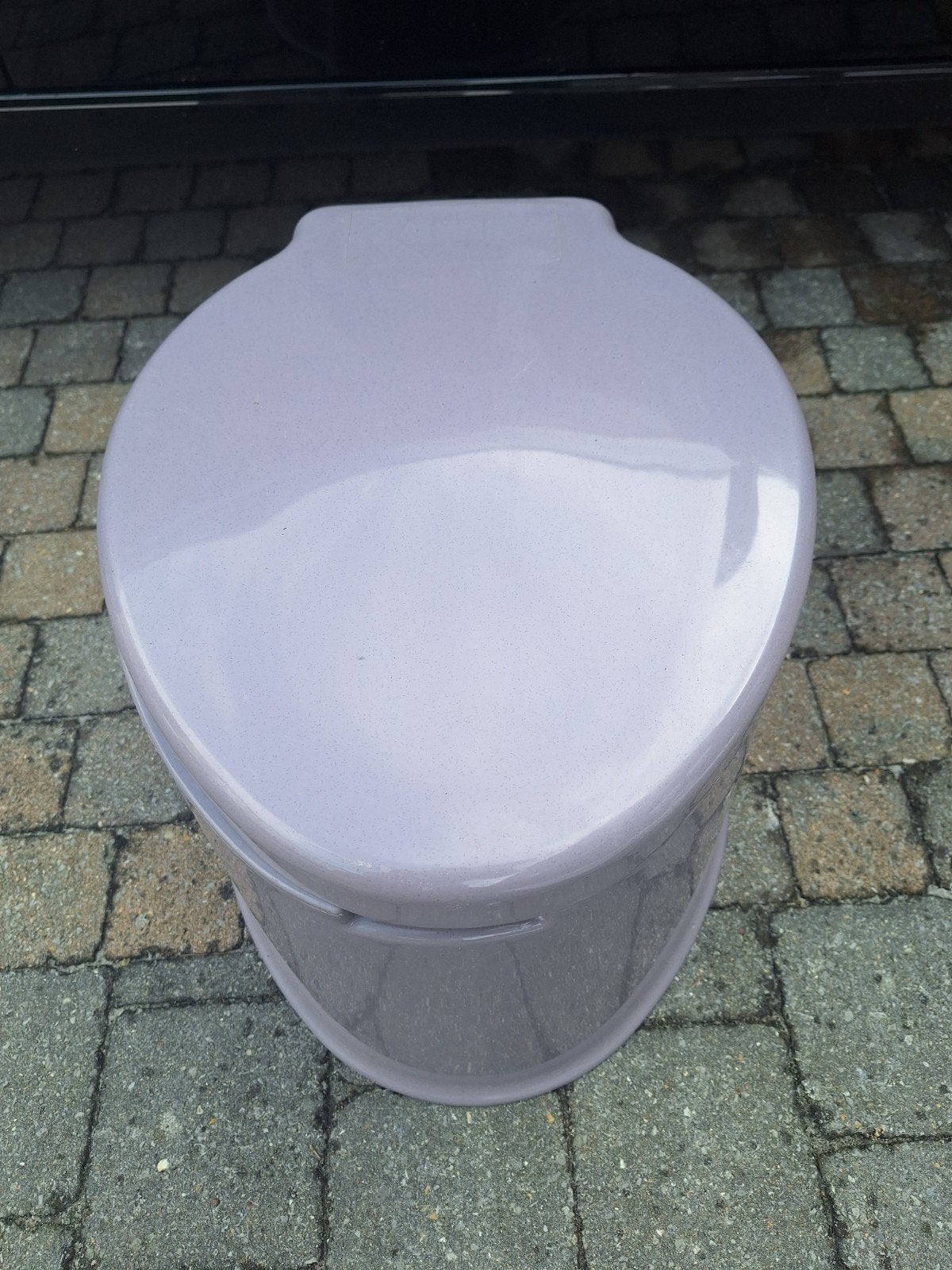 campeer toilet Kampa, Ophalen