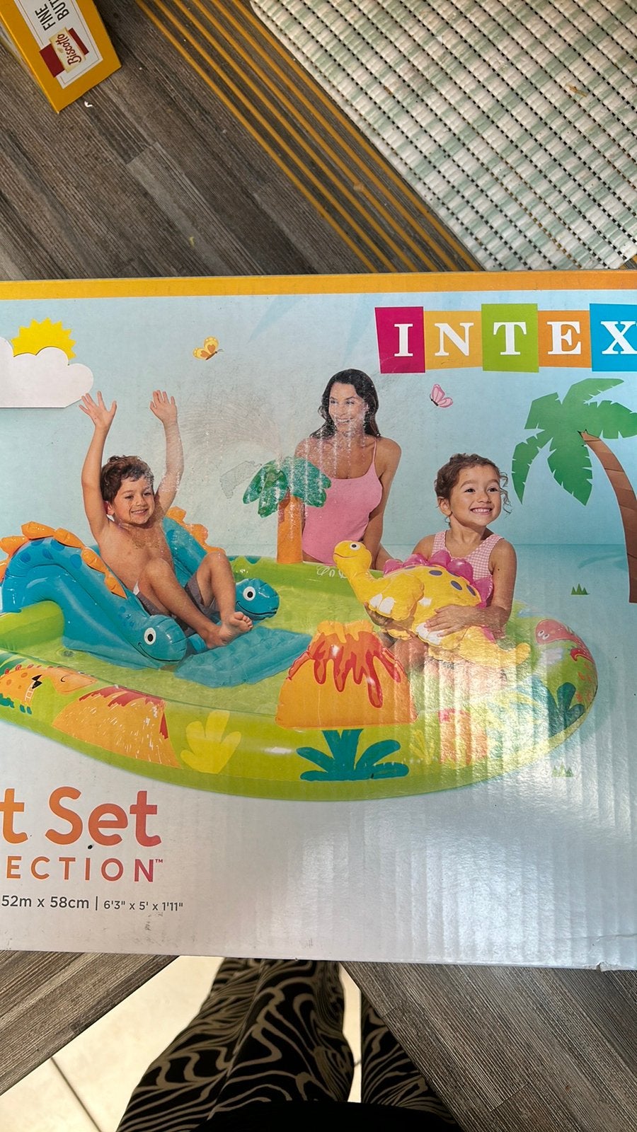 Prachtig kinderzwembadje, Ophalen, Nieuw, Opblaaszwembad