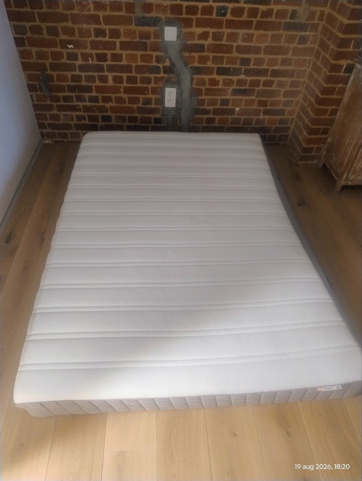 ikea matras Hamarvik 140 cm., Huis en Inrichting, Ophalen, 140 cm, Matras