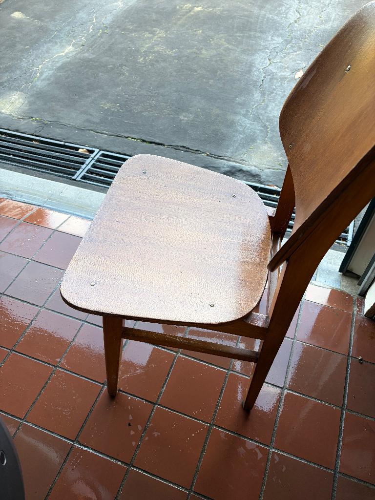 Vintage stoelen hou, Ophalen, Gebruikt, Bruin, Vintage