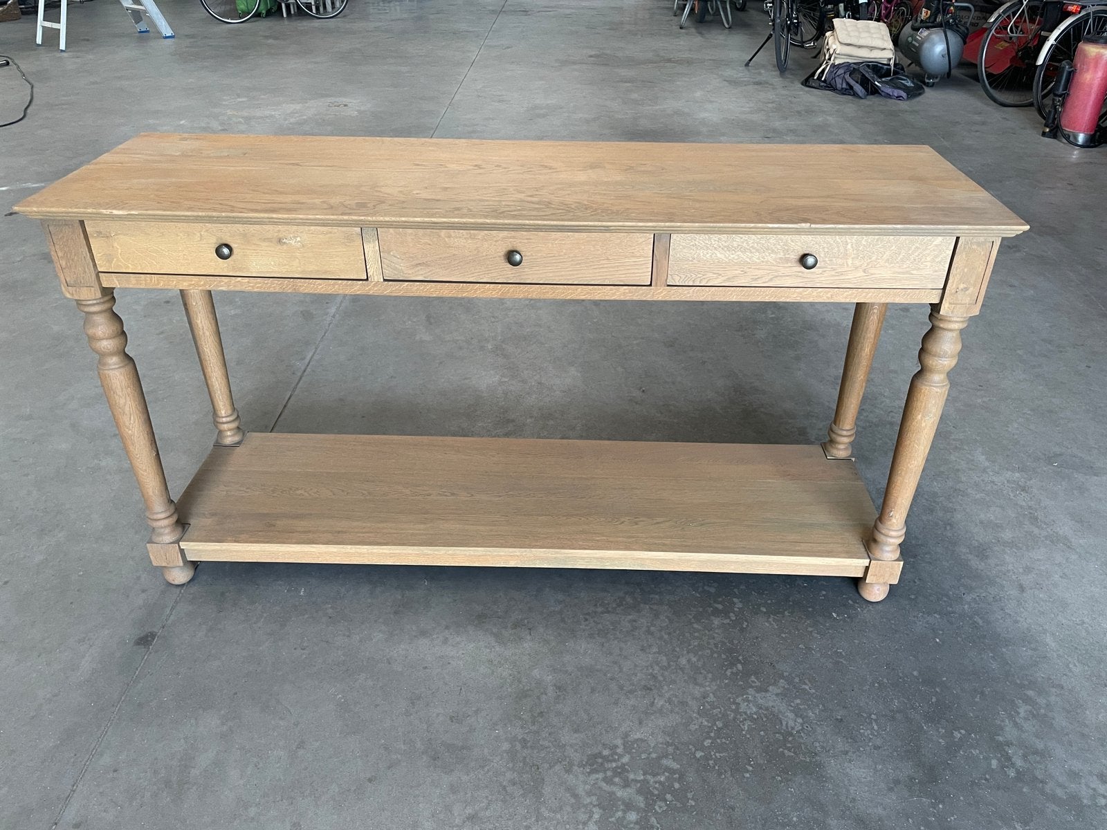 Eiken bijzettafel in goede staat !, Huis en Inrichting, Tafels | Sidetables, Ophalen, Gebruikt
