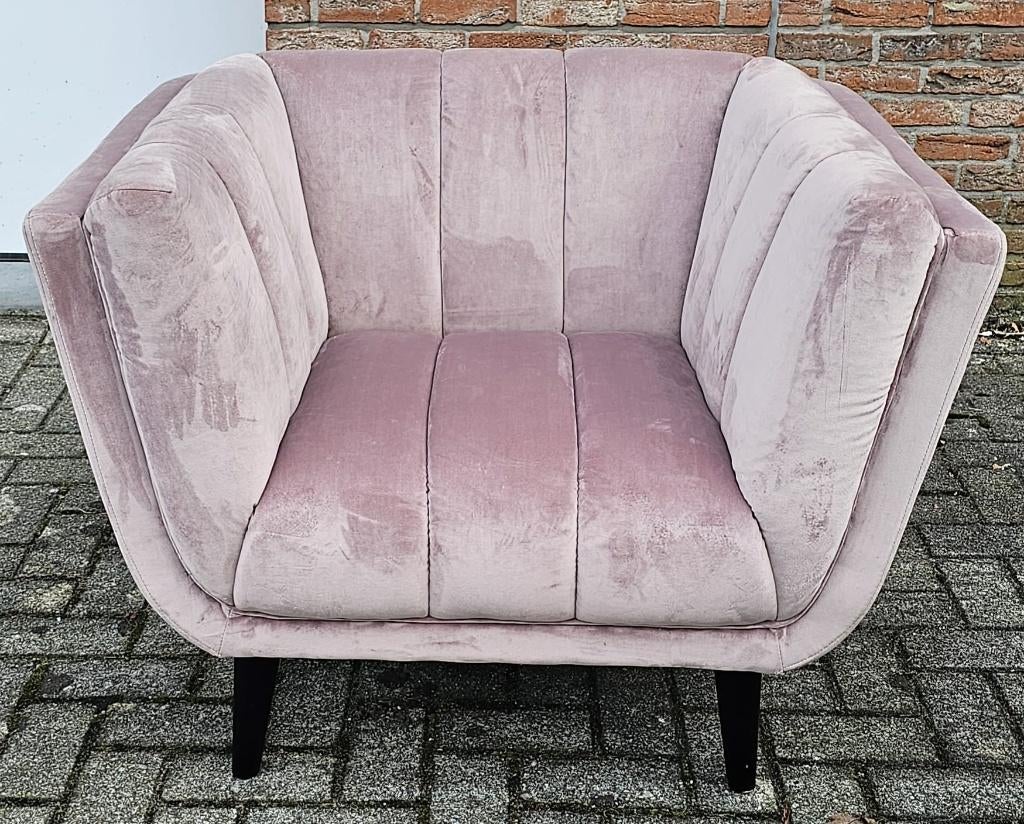 roze zetel, Maison & Meubles, Canapés | Salons, 75 à 100 cm, Moins de 150 cm, Banc droit, Enlèvement