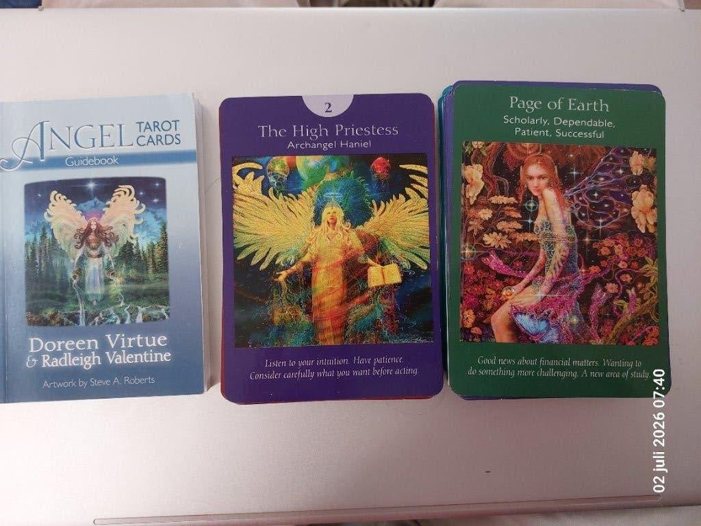 Angel tarot cards, Ophalen