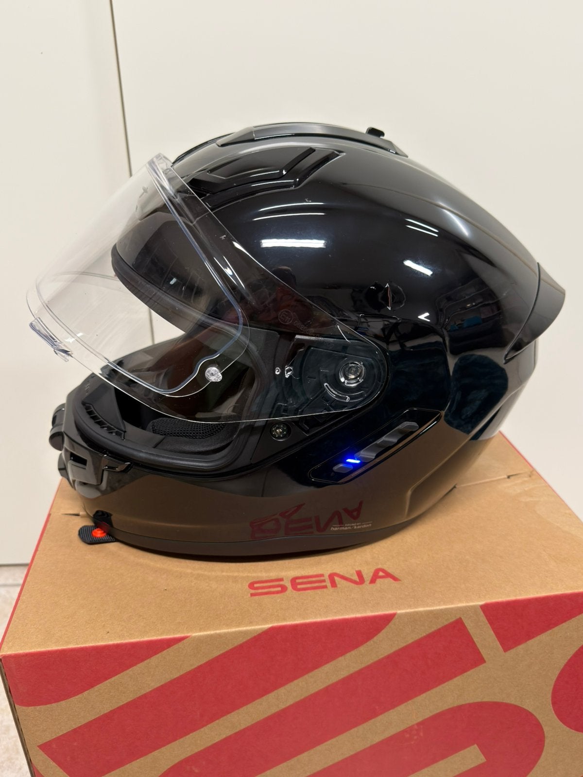 Sena Phantom motorhelm maat XL zwart Harman Kardon audio, Motoren, Ophalen of Verzenden, XL