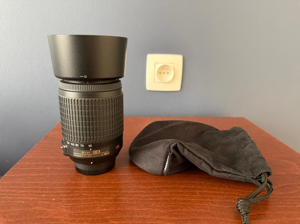 Nikon DX lens 55-200 VR, TV, Hi-fi & Vidéo, Photo | Lentilles & Objectifs, Enlèvement ou Envoi, Comme neuf