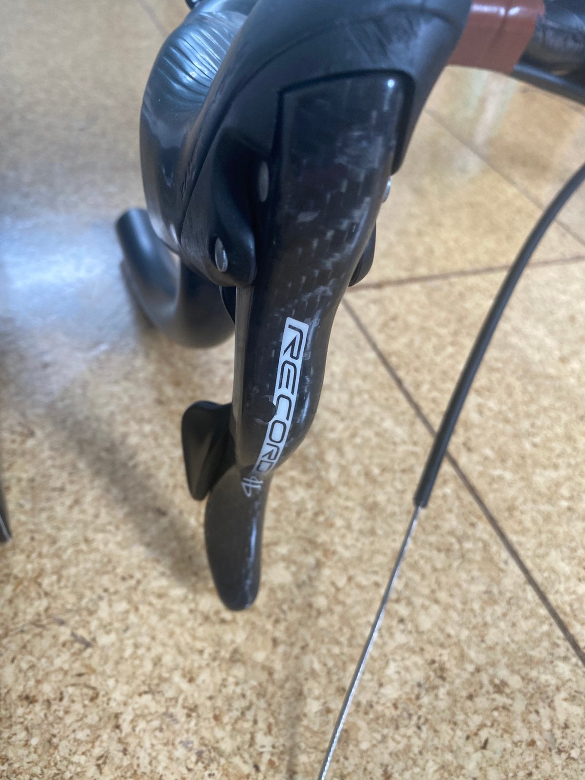 Campagnolo Record 2 x 11 compact, Vélos & Vélomoteurs, Enlèvement ou Envoi, Utilisé