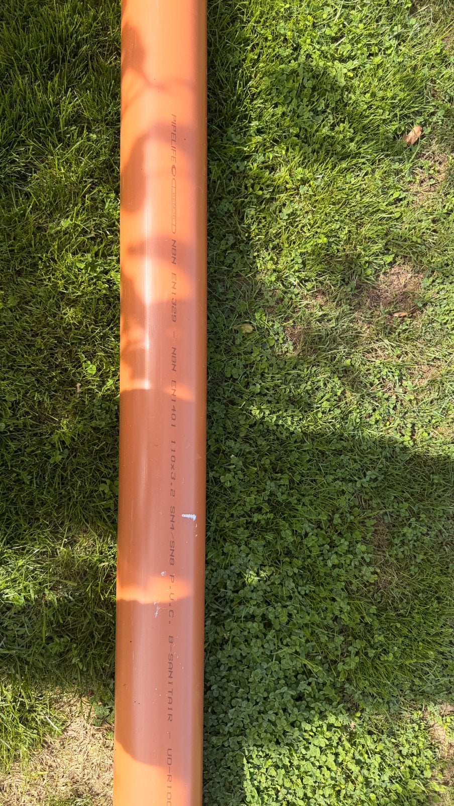 2x Tuyaux PVC Pipelife Ø110mm - évacuation, Bricolage & Construction, Enlèvement, Comme neuf, PVC, Évacuation