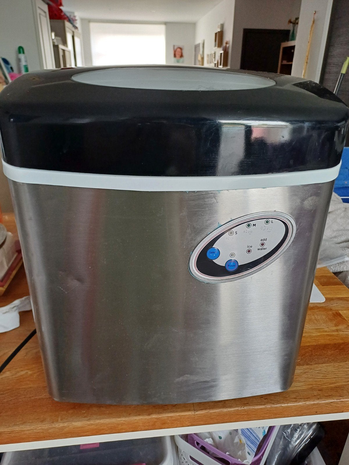 Professionele ijsblokmachine, Ophalen