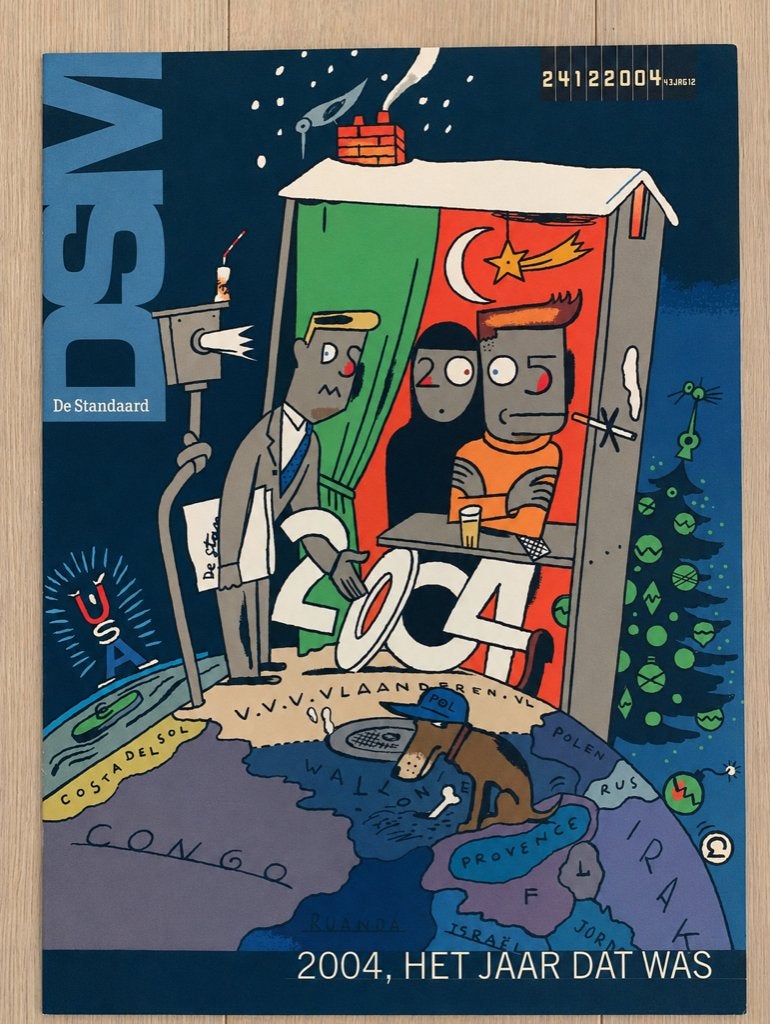 EVER MEULEN - cover DS Magazine * 2004 * NIEUW, Boeken, Ophalen of Verzenden, Zo goed als nieuw, Krant