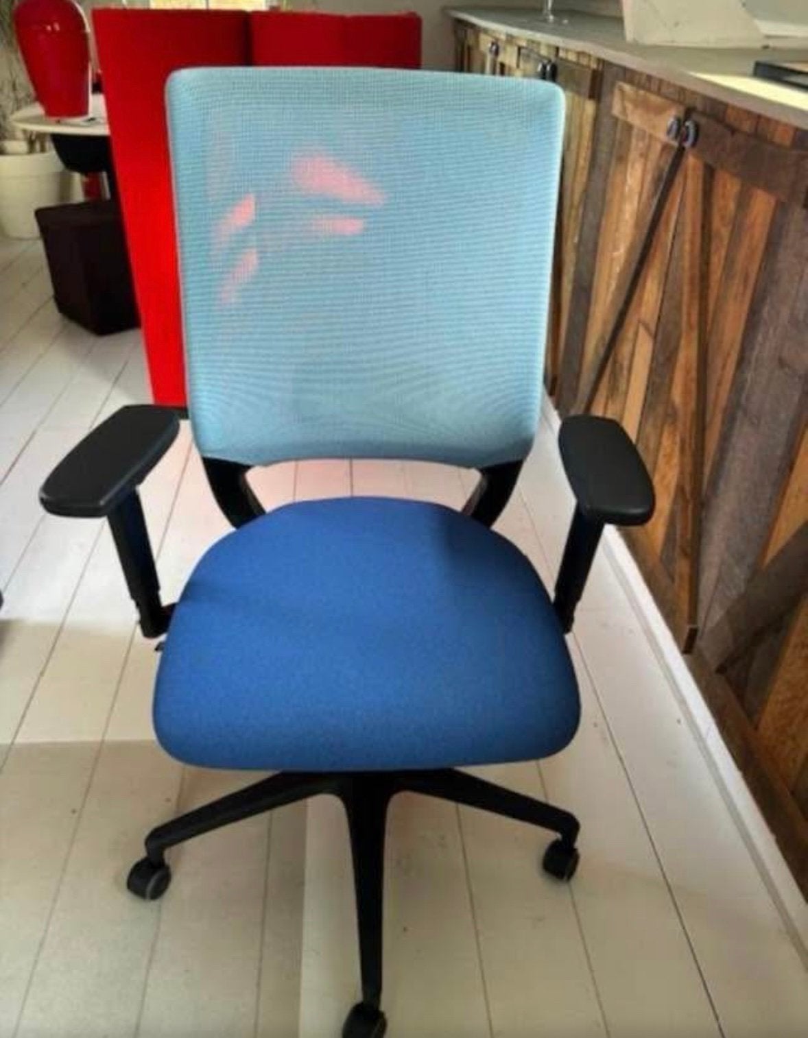 Bureau, Maison & Meubles, Chaises de bureau, Neuf, Enlèvement, Bleu, Chaise de bureau