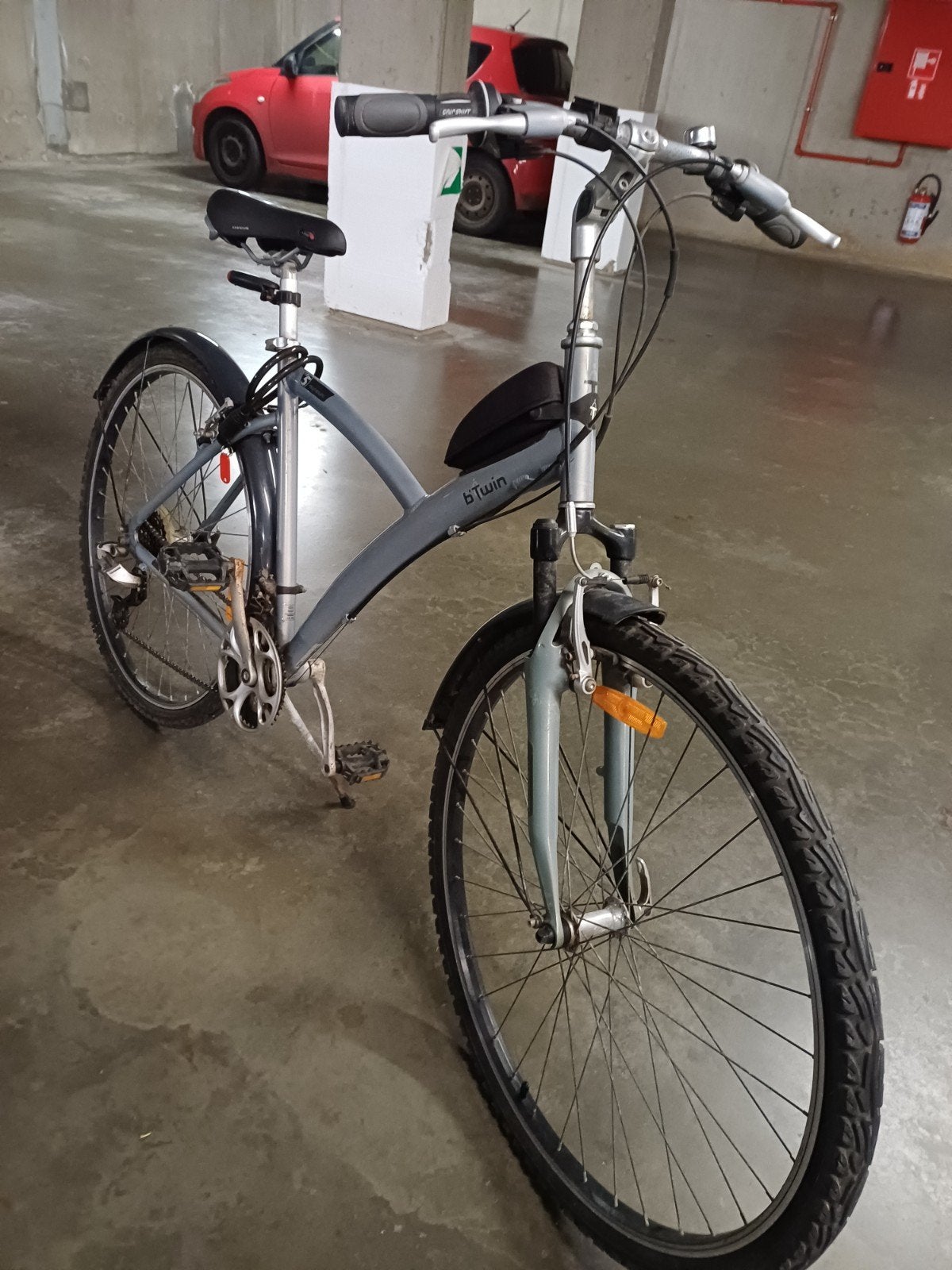 Fiets heren b-twin, Enlèvement