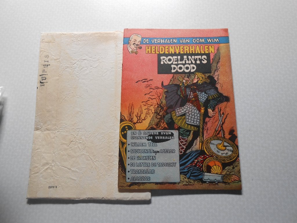 Oom wim 5 Heldenverhalen - Roelants dood 1953 1 ste druk., Boeken, Stripverhalen, Eén stripboek, Eddy Paape., Nieuw, Ophalen of Verzenden