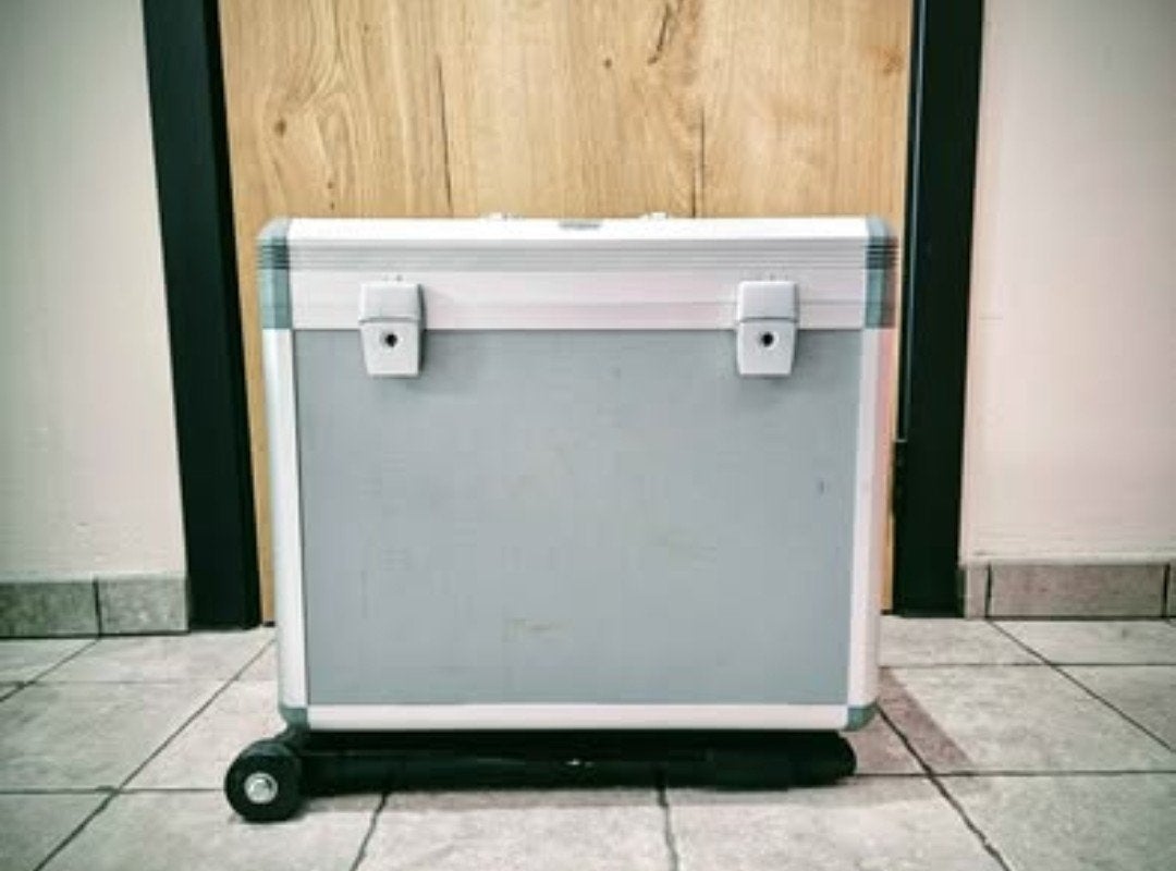 Chariot Adaptiz Hulshof, 35 à 45 cm, Plastique dur, Poignée extensible, Enlèvement