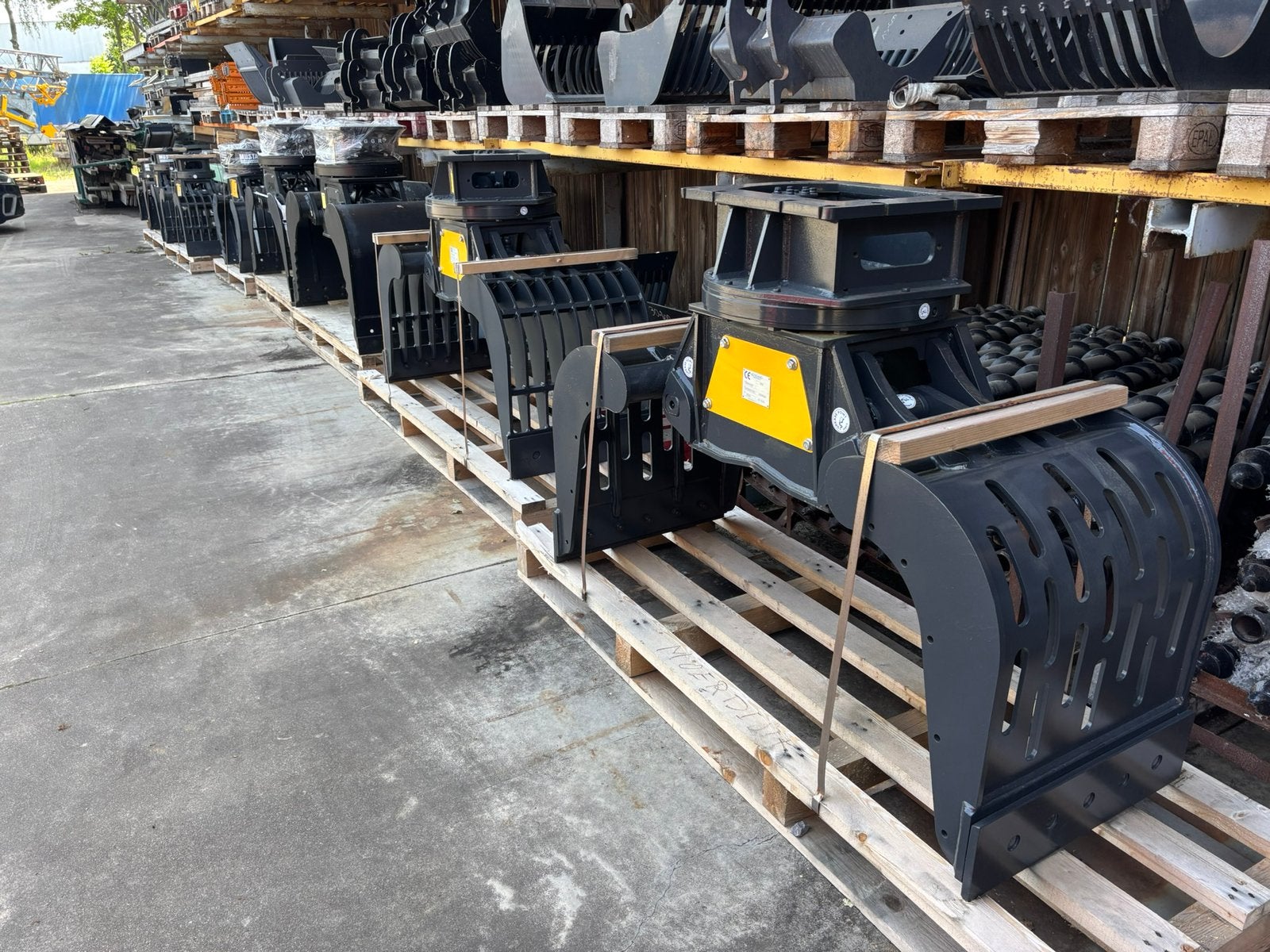 Zware roterende sorteergrijper 3 - 10 ton nieuw / stock, Bricolage & Construction, Treuils et Palans, Enlèvement, Comme neuf