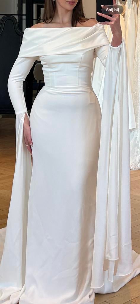Trouwkleed, Kleding | Dames, Gelegenheidskleding, Overige typen, Wit, Nieuw, Ophalen